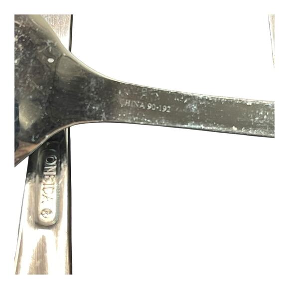 Oneida Mercer Mirror Stainless Steel Tablespoons Set of 3 Discontinued - Picture 3 of 9